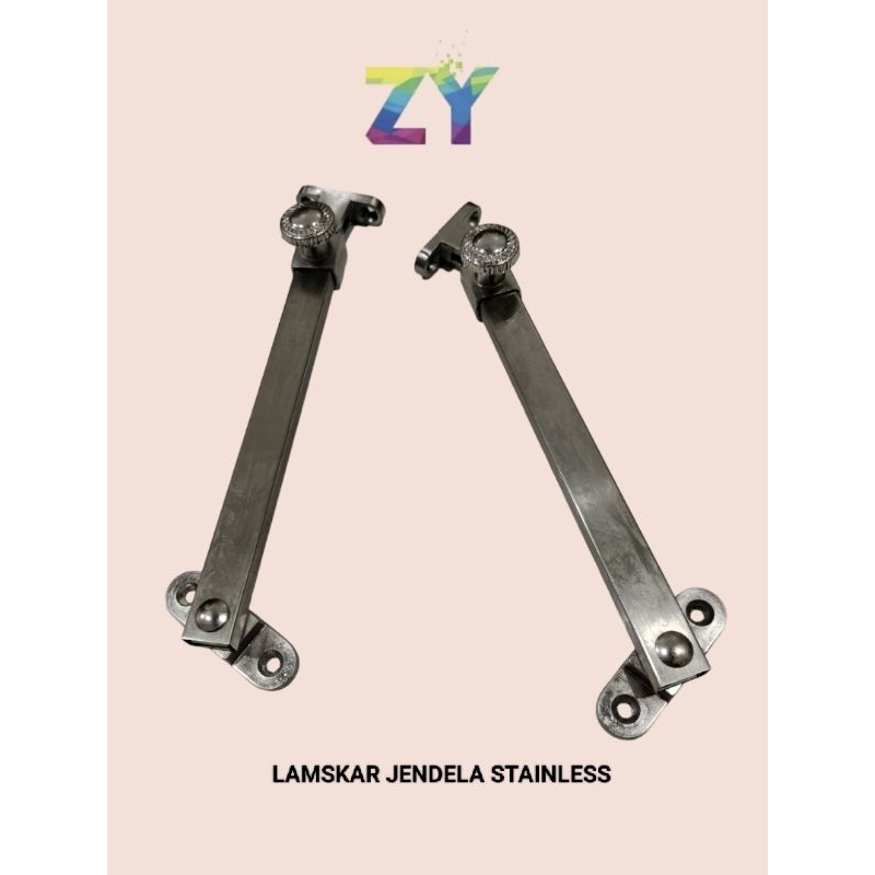 Lamskar jendela Stainless kotak putar hak angin