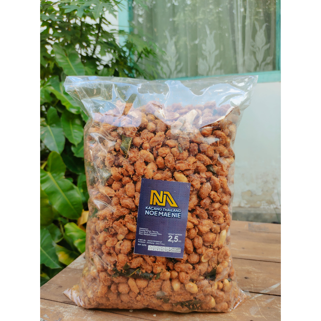 

Kacang Thailand Kacang Telur Kacang Medan Kacang Asin Oven kemasan 500gram