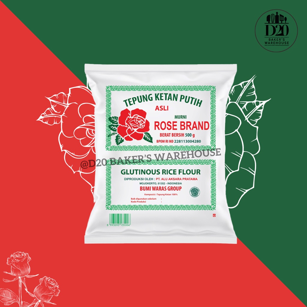 

Rose Brand Tepung Ketan Putih 500gr