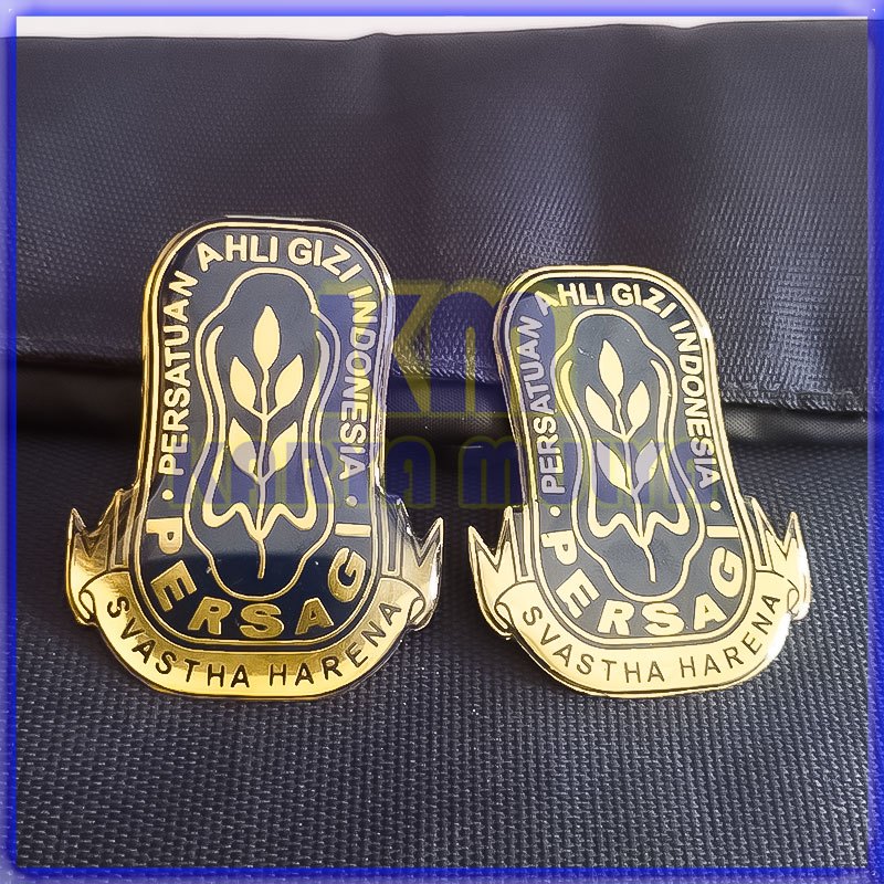 Pin Persagi Ukuran Besar Murah Pin Logo Persatuan Ahli Gizi - Karya Mulya
