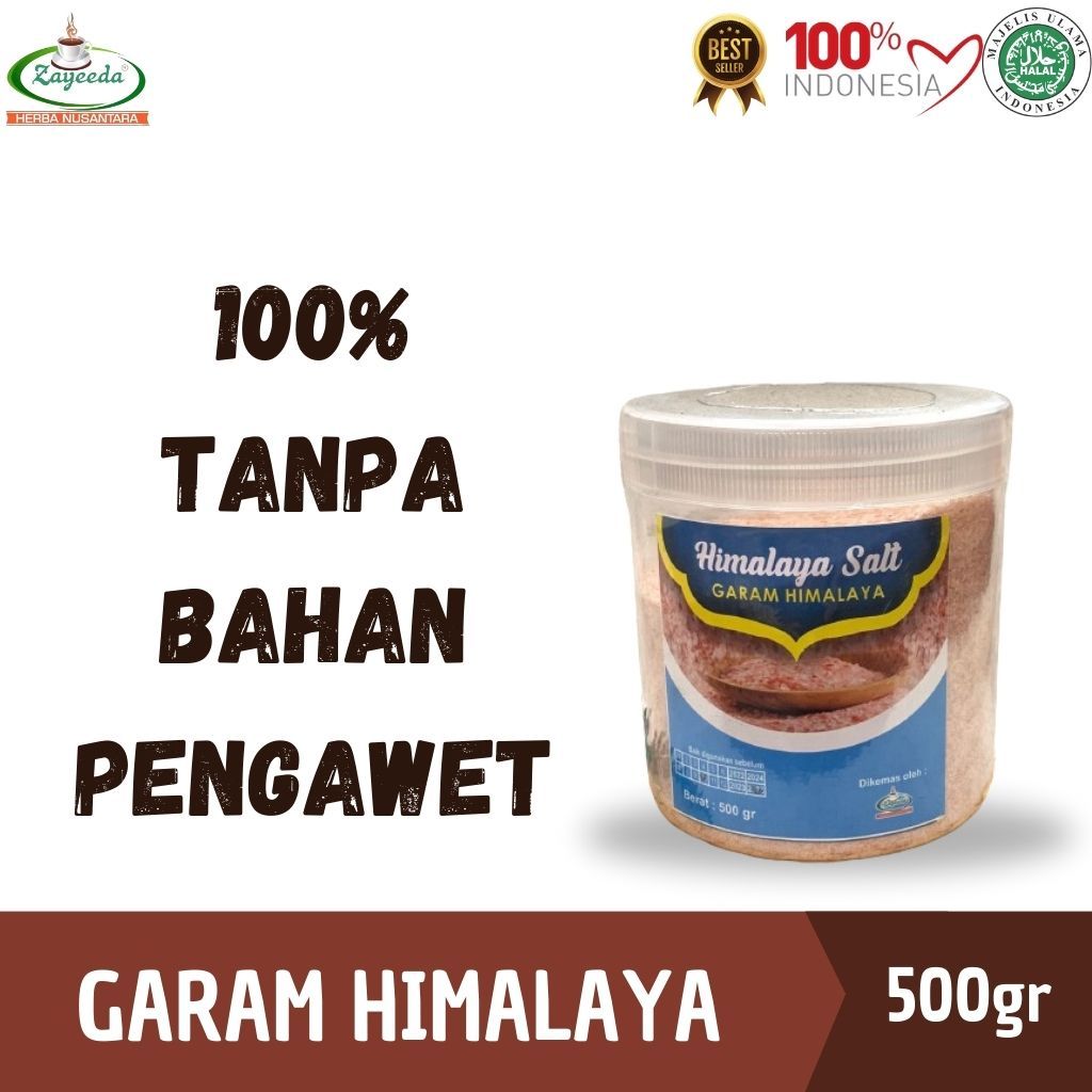 

GARAM HIMALAYA 500GR / GARAM / BUMBU DAPUR / SEHAT / ALAMI / 100% TANPA BAHAN KIMIA DAN PENGAWET / ZAYEEDA