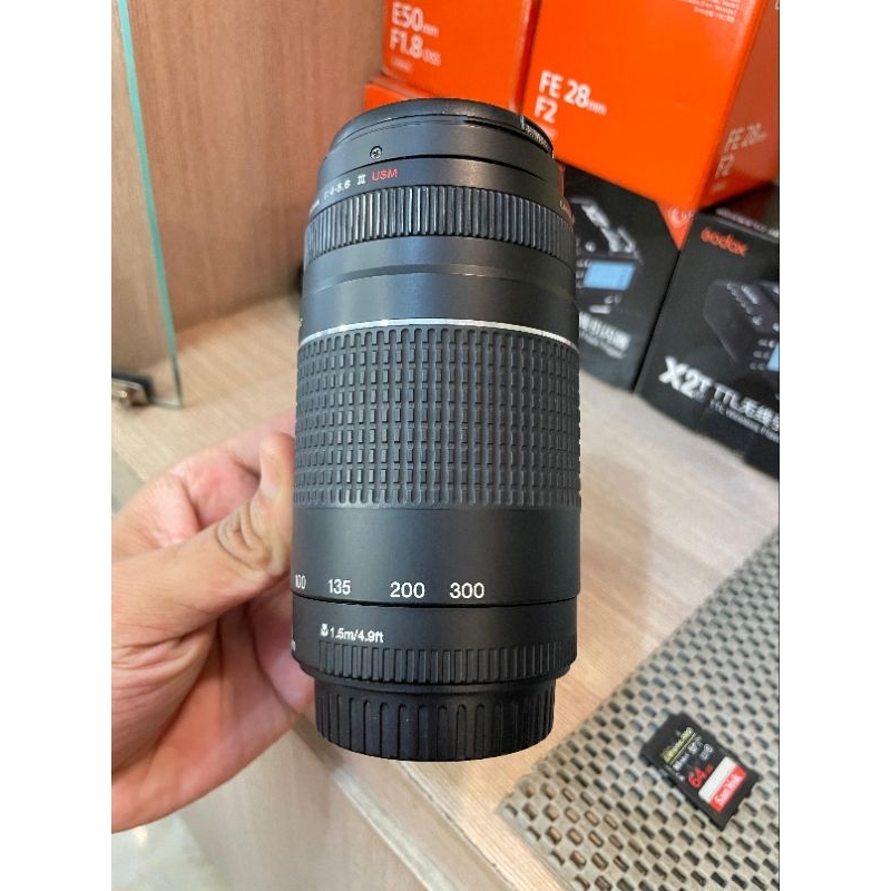 LENSA CANON 75-300MM CANON LENSA TELE MURAH