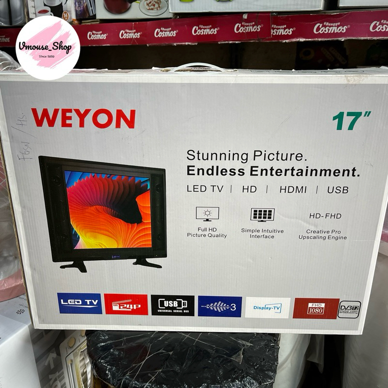 TV DIGITAL WEYON 17 INCI (TANPA SET BOX) - TV WEYON 17 INCI - DIGITAL TV 17 INCI WEYON - TV DIGITAL 