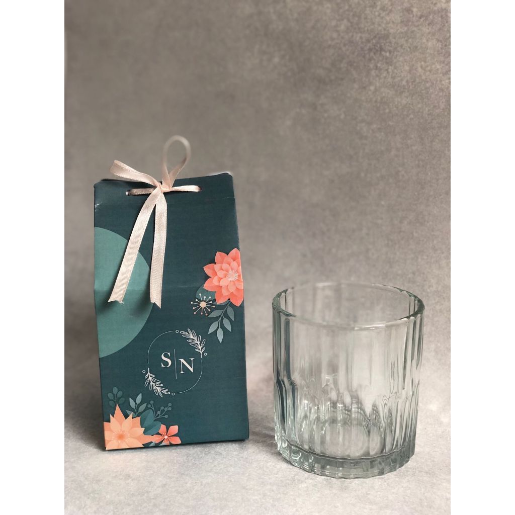 Souvenir Pernikahan Gelas Kaca + Box Custom Souvenir Gelas Kemasan Box Custom Desain