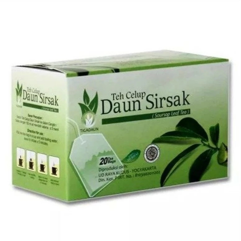 

Teh Hijau Daun Sirsak Tiga Daun 20 Tea Bags Teh Celup Herbal