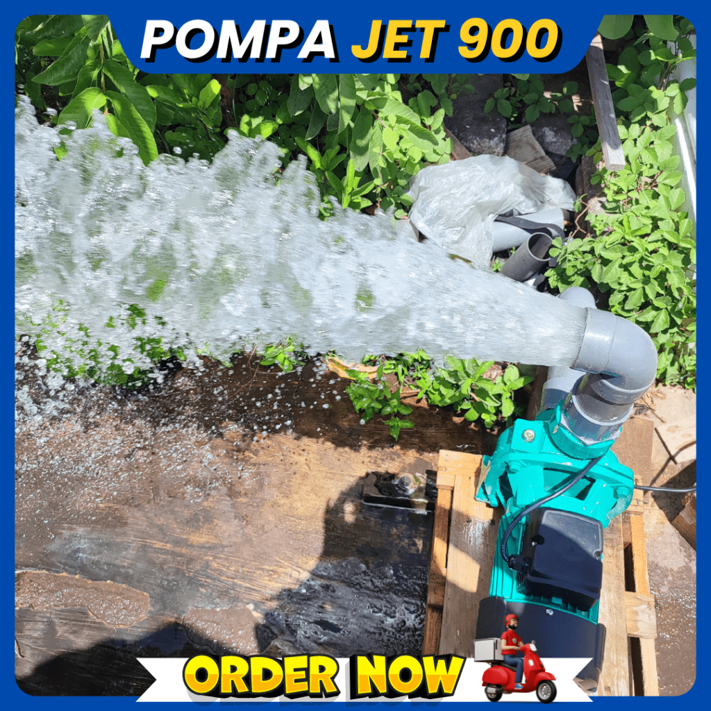 Pompa air modifikasi LISTRIK pipa 2 dim kapasitas besar type jet 900 untuk irigasi persawahan