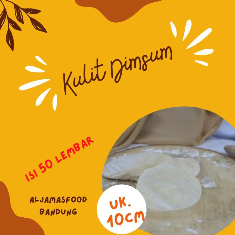 

Kulit Dimsum Pangsit Gyoza uk.10cm