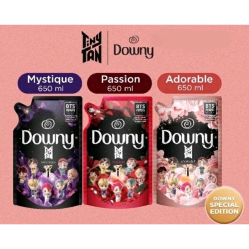 Downy BTS Limited Edition 650ml/downy pewangi pelembut pengharum pakaian