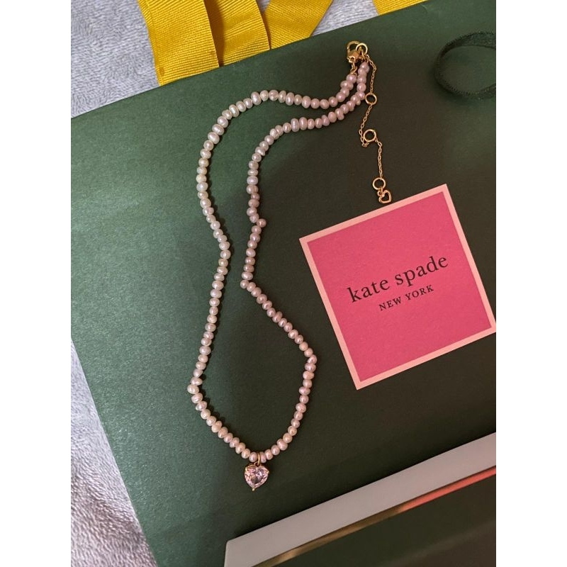 Kalung Mutiara Asli Kate Spade / Pearl necklace
