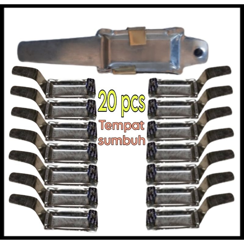 20pcs tempat sumbuh kapal otok²
