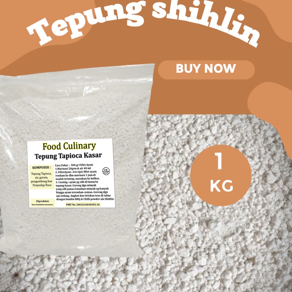 

KODE PRODUK ADZHU6438 Tepung Crispy Shihlin atau Tapioka Kasar 1 kg