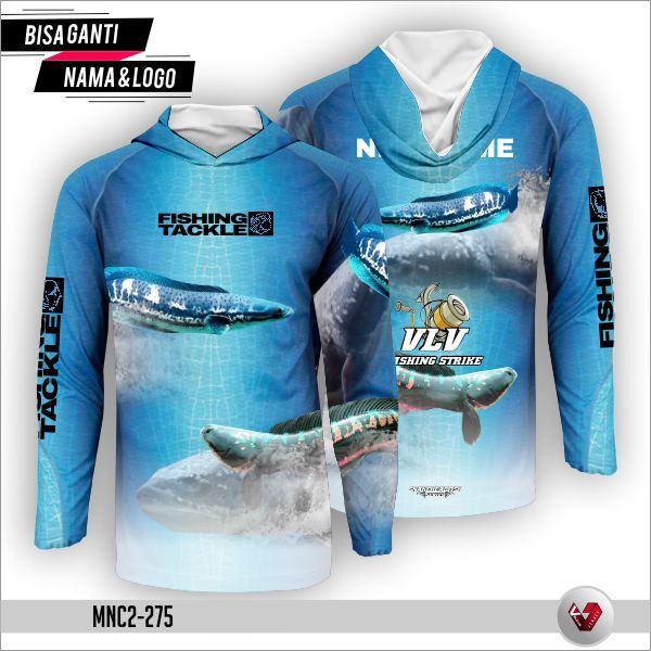 Baju Jersey Mancing / Baju Kaos Fishing / Baju Fishing Mania / Mancing Club FullPrint GRATIS NAMA & 