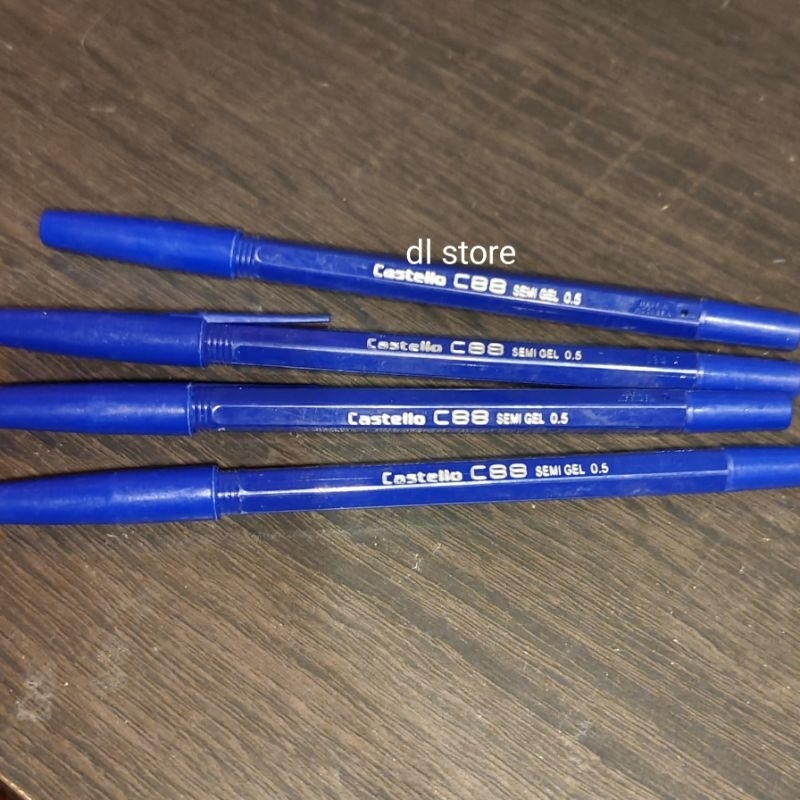 

Bolpen Biru Castello C88 harga satuan