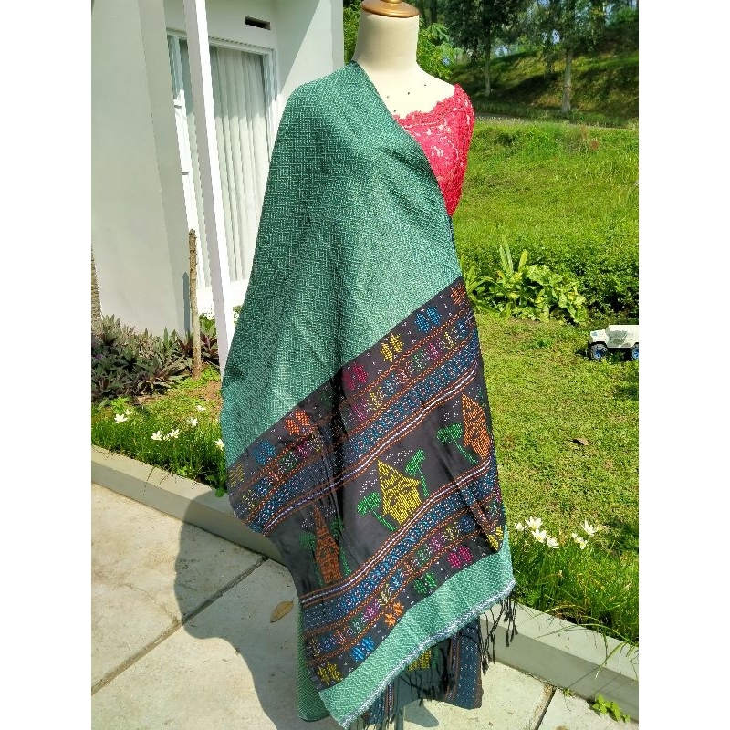 Songket Sutra Liar Tumtuman Tumpal Rumah batak