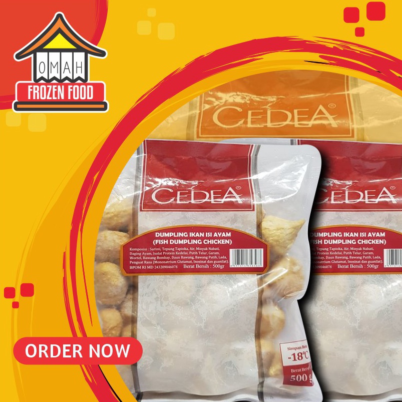 

SENSASIONAL Cedea Dumpling Ayam 5gr