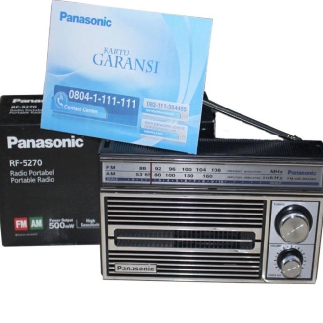 KODE Y24D PANASONIC RADIO RF527 AM FM Baterai Besar  Radio FM AM Portable Panasonic 527