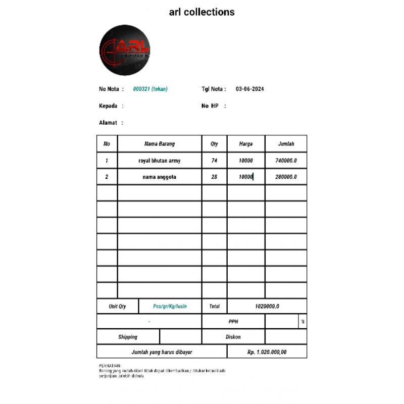 pembuatan po costum logo dan nama patch rubber