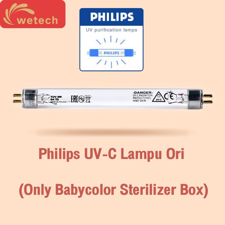 Keluaran Terbaru WETECH UV LED Sterilizer Philips Lamp Sterilizing Light Lampu Sterilisasi Kabinet B