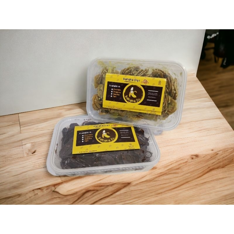 

BANANA CHIPS by BANANA YOI / KERIPIK PISANG KEKINIAN / PISANG COKELAT / PISANG TARO / KERIPIK PISANG RASA