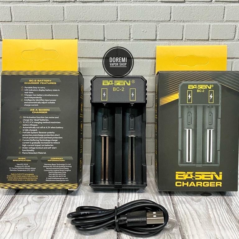 Banyak Dipakai CHARGER BATERAI 2 SLOT BASEN BC2  ORIGINAL