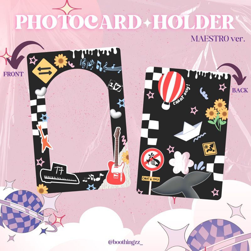 Photocard Holder Seventeen 17 Right Here | Cahol Seventeen