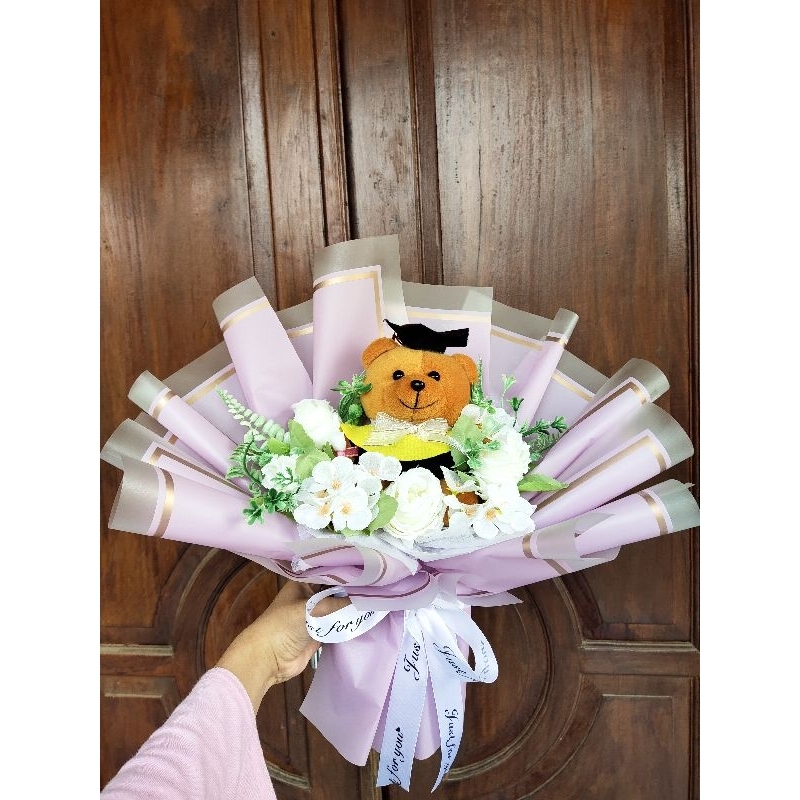bucket wisuda | bucket boneka | bucket bunga