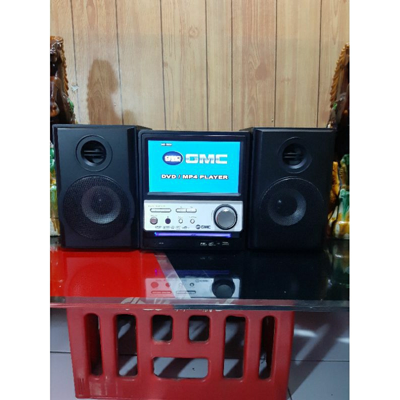 Player Dvd Tv Fm Usb Mini Gmc BM-091K (Bekas)