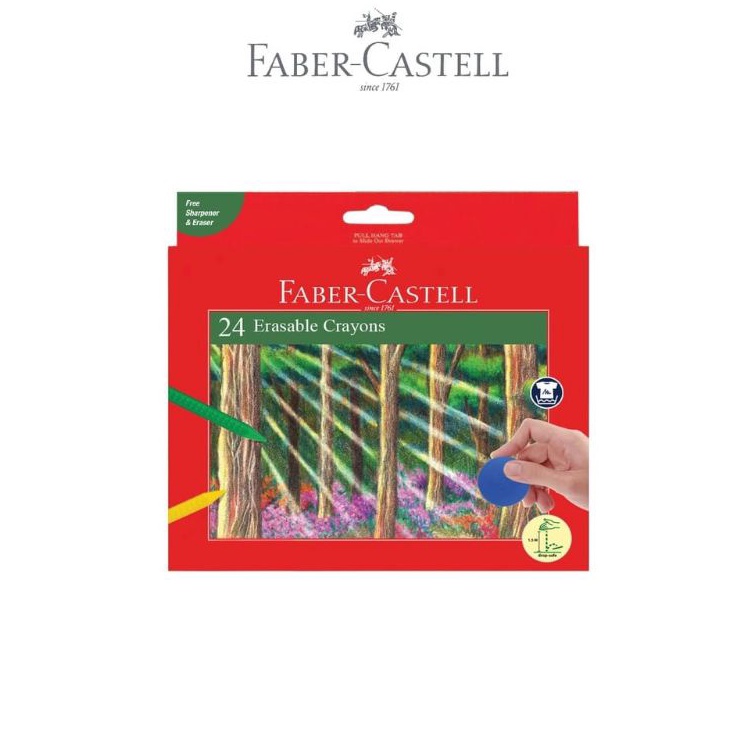 

Gaya Eble crayon 24 warna faber castell