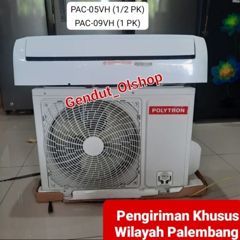 (Khusus Wilayah Palembang) AC STANDARD POLYTRON 1 PK PAC-09VH, Ac 1PK Polytron PAC-09VH, Palembang