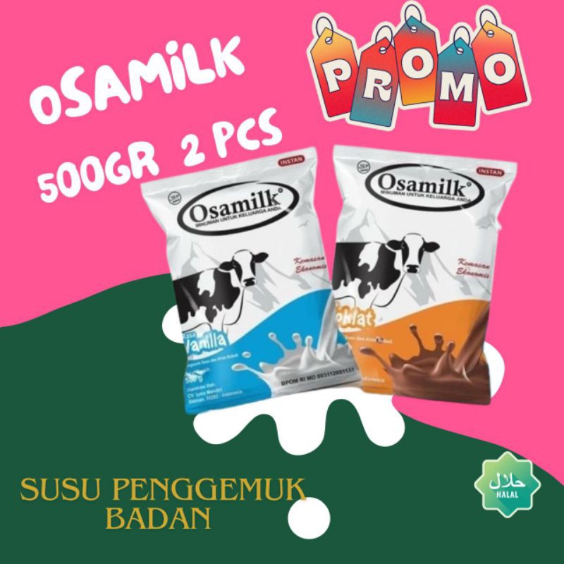 

[Promo special] Osamilk 500gr 2 pcs - susu penggemuk badan