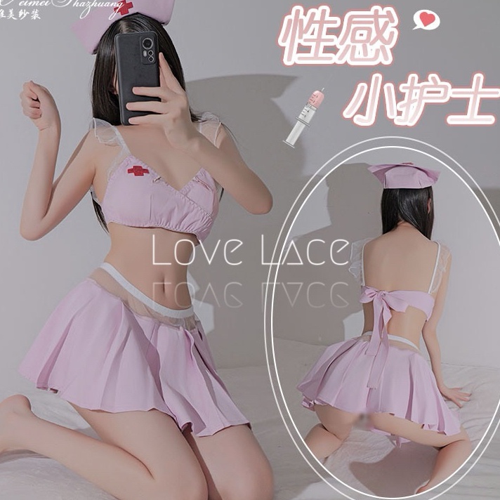 PROMO SALE 2368 Lingerie Set Custome Cosplay Suster  Topi  Gstring