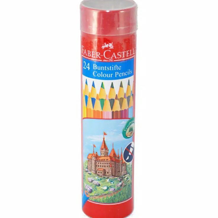 

Seller Classic colour pencils in round tin 24 warna pensil warna 24 classic