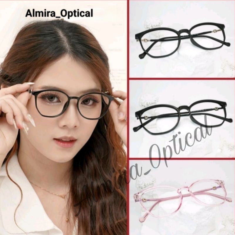 Kacamata Photocromic minus Kacamata anti radiasi kacamata wanita 8175