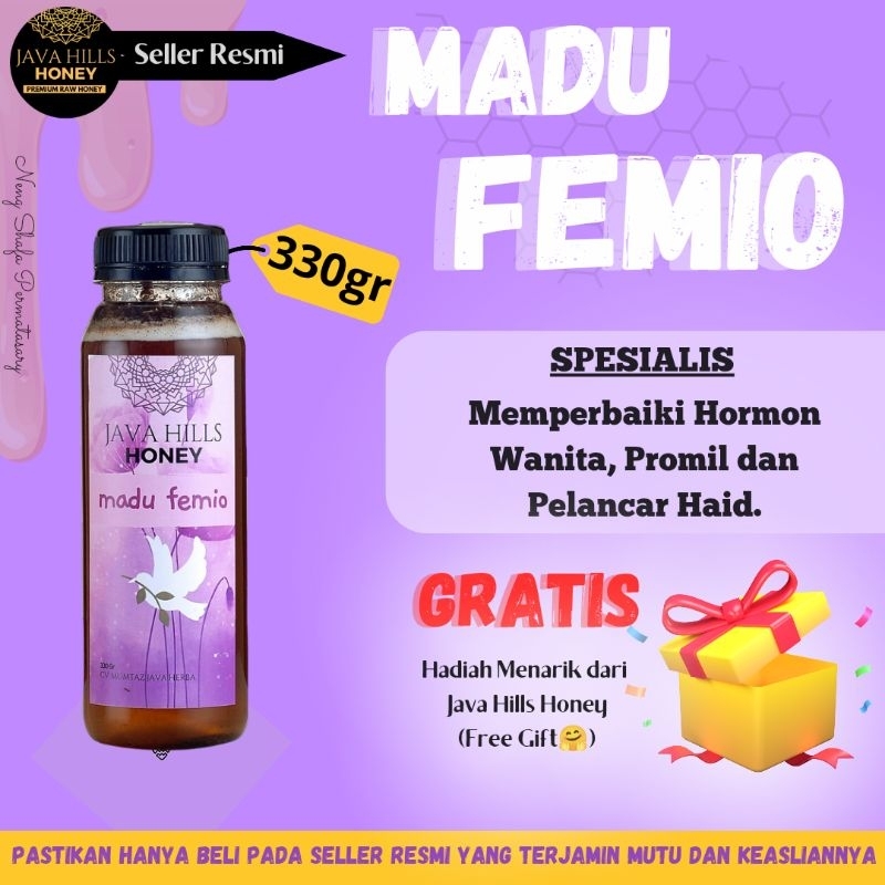 

(100% ASLI) MADU HERBAL TERBAIK | MADU FEMIO BY JAVA HILL HONEY BY MUMTAZ | MERAWAT MISS V