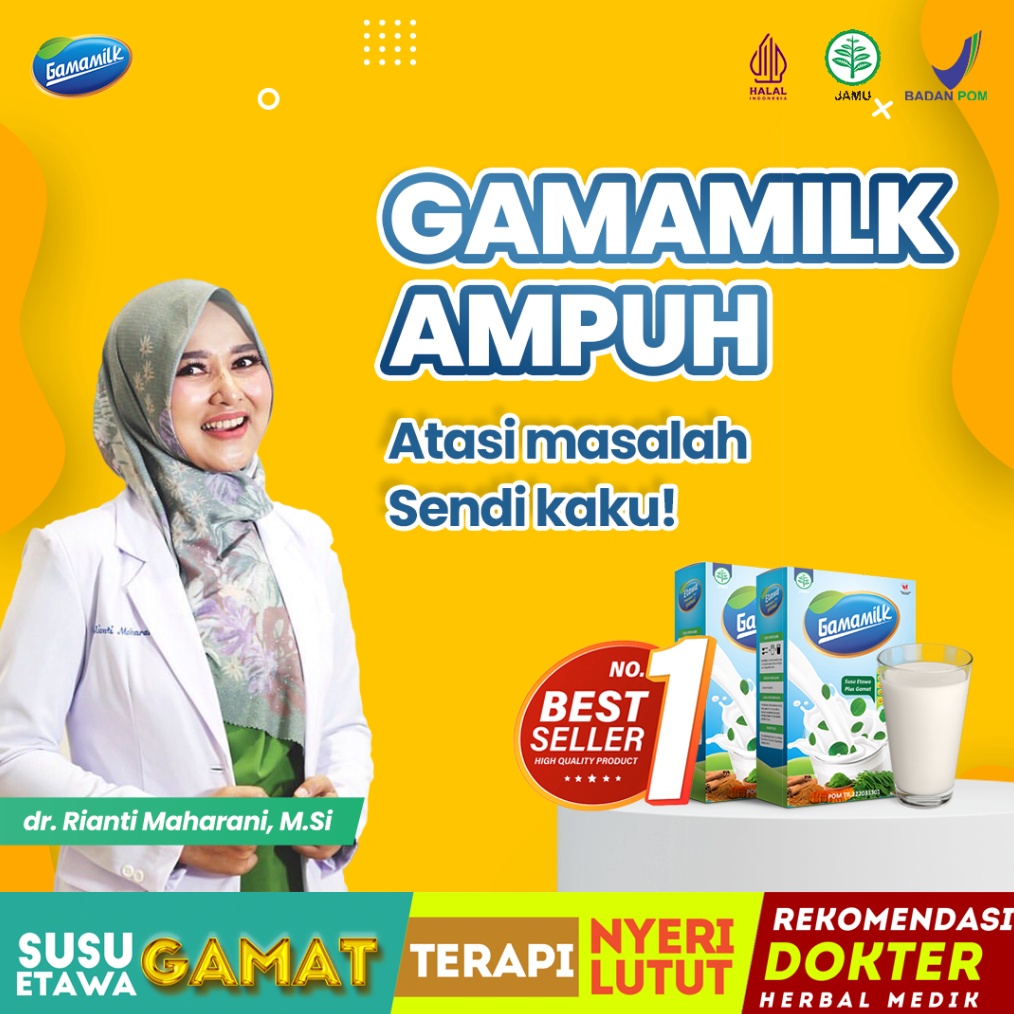 

Terlaris GAMAMILK Susu Etawa Plus Gamat Ampuh Atasi Sendi Kaku dan Tulang Rekomendasi Dokter Herbal Medik