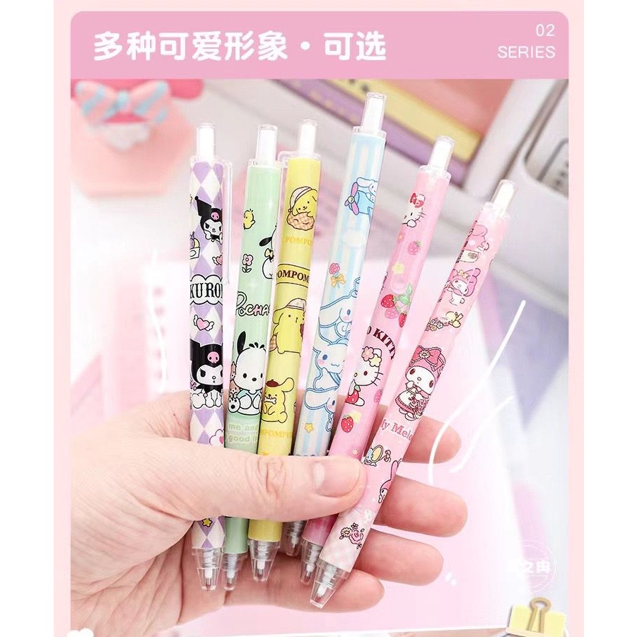 

CUCI GUDANG TTPEN GEL model CETEK SANRIO MELODY CINNAMOROLL KUROMI POMPOMPURIN PHOCACCO PENA