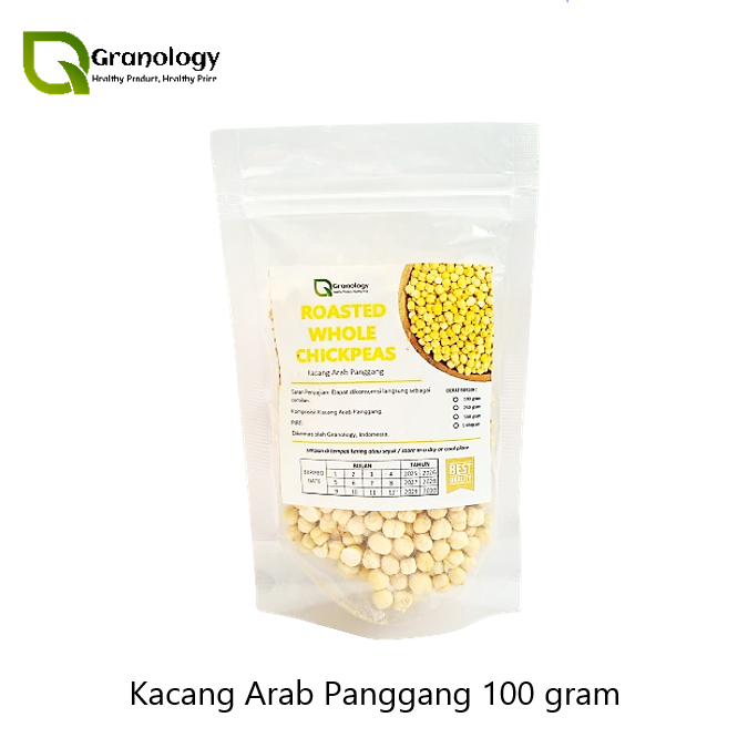 

Kacang Arab Panggang / Roasted Chickpeas (100 gram) by Granology