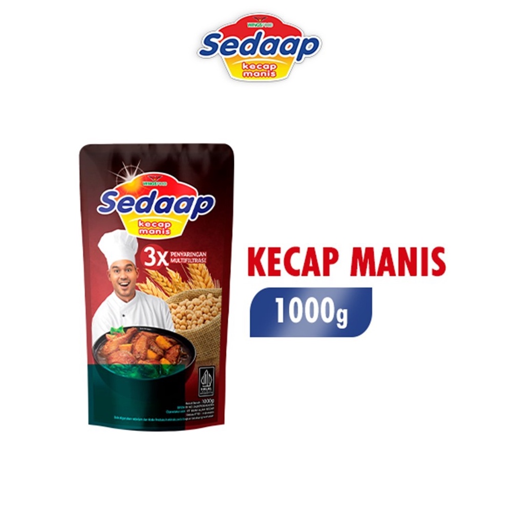

Terlaris Sedaap Kecap Manis Pouch 1 g72 ml