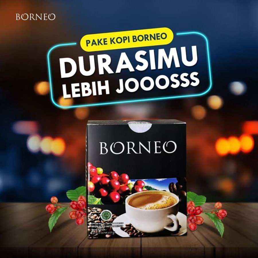 

Termurah Kopi Borneo Kopi Penambah Stamina Pria Isi 5 sachet