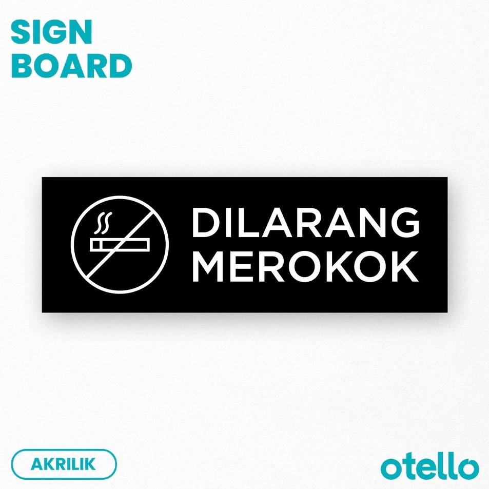 

Dilarang Me Sign Akrilik Papan Nama Ruangan Sticker Label Tempel Restoran Cafe Kantor Tag Acrylic Himbauan Papan Peraturan