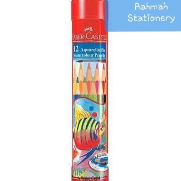 

Pensil warna 12 Watercolour pencils in round tin 12 warna