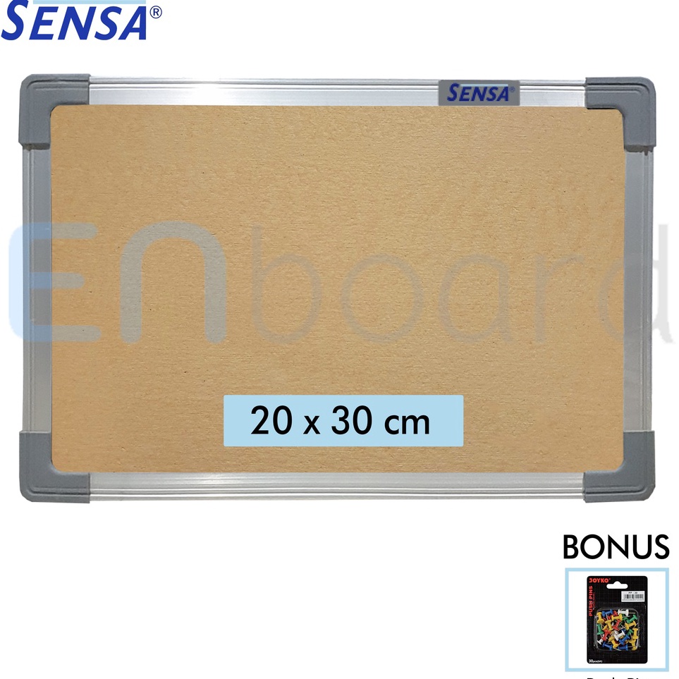 

Kreatif Softboard Pin Board Cork Board Papan Pengumuman Mading Gantung Polos Sensa 2 x 3 cm
