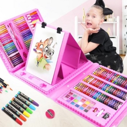 

Praktis Set Crayon 28 Krayon Mewarna Alat Menggambar dan Mewarnai Anak