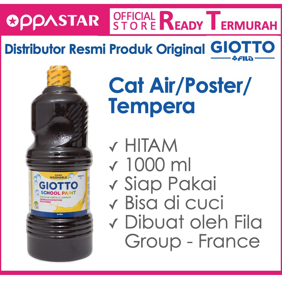 

Cat Air Cat Cat Tempera Giotto School Paint 1 ml Black Hitam