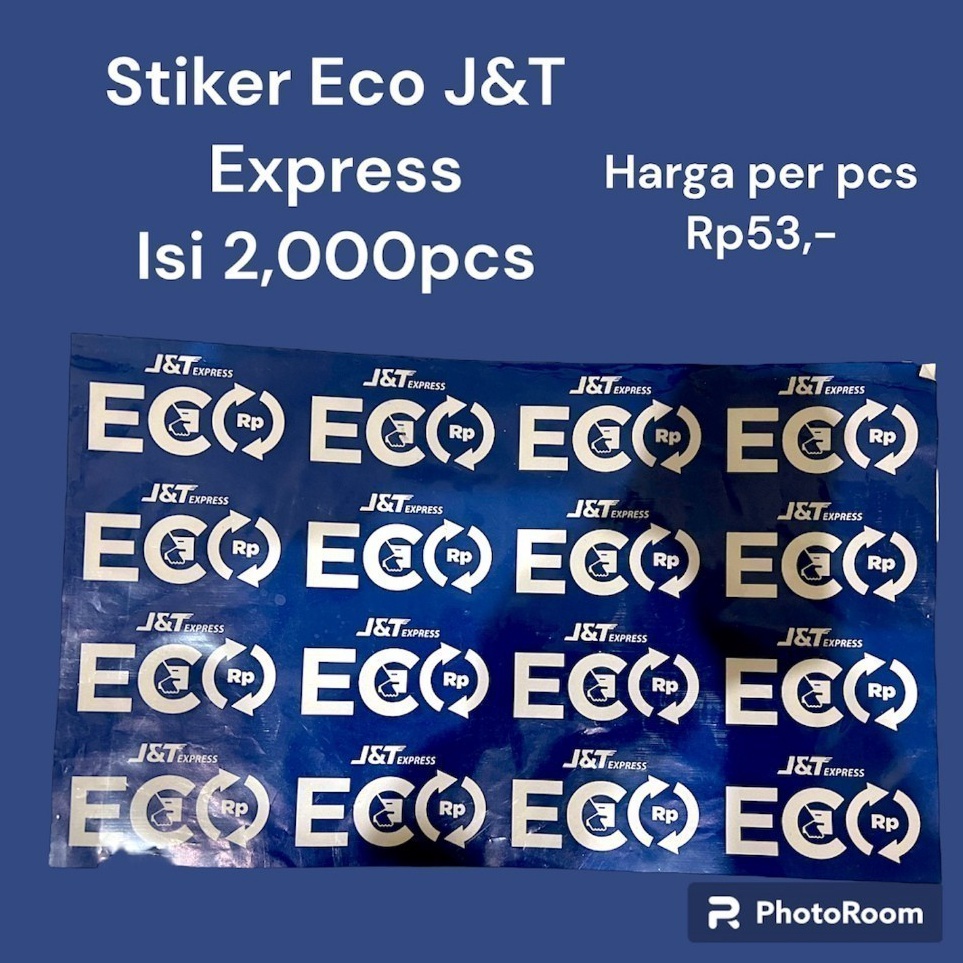 

Stiker ECO JNT Sticker isi 2 lembar ready stock