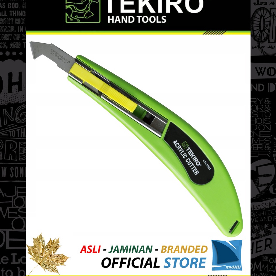 

Kirim Langsung Pisau Akrilik Khusus Pemotong Acrylic SANGAT TAJAM dan KUAT Acrylic Cutter CT263 TEKIRO