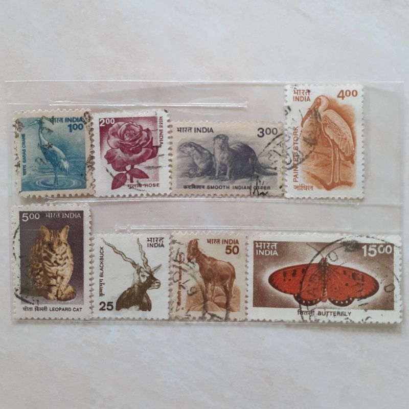 

Perangko India Wildlife Definitives Tahun 2000-2002 set 8pcs