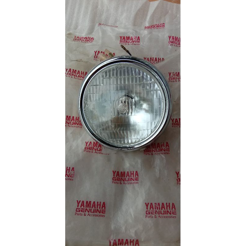reflektor lampu depan headlamp reflektor Assy Yamaha RX125 RX twin RXS RX Congo original NOS japan