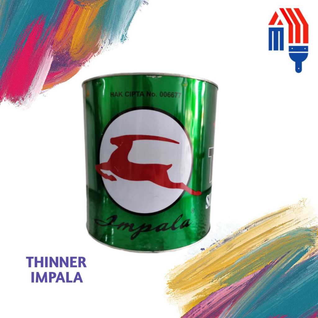 THINNER THINER IMPALA PENGENCER CAT MINYAK BESI KAYU TINER IMPALA 1 LITER