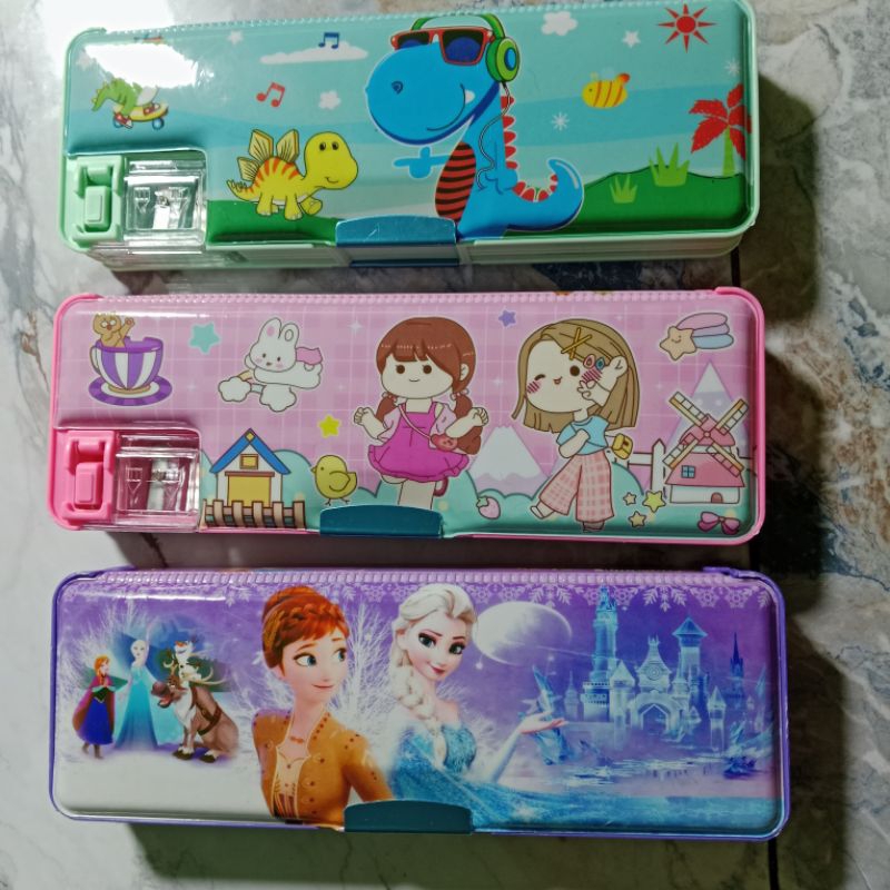 

kotak pensil elsa prozen glitter